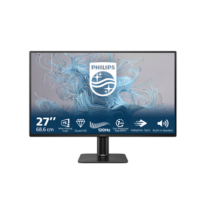 Philips 2000 series 27E2N2500/00 27" Quad HD (2560 x 1440) LCD Monitor - Black