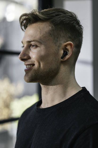 JVC HA-A3TBU Wireless In-Ear Earbuds, Black