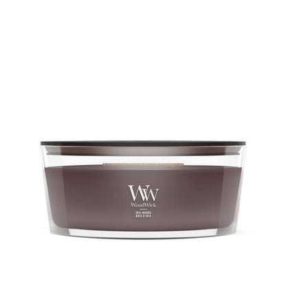WoodWick Iris Woods Wax Candle — Ellipse Wood Brown, 1 pc