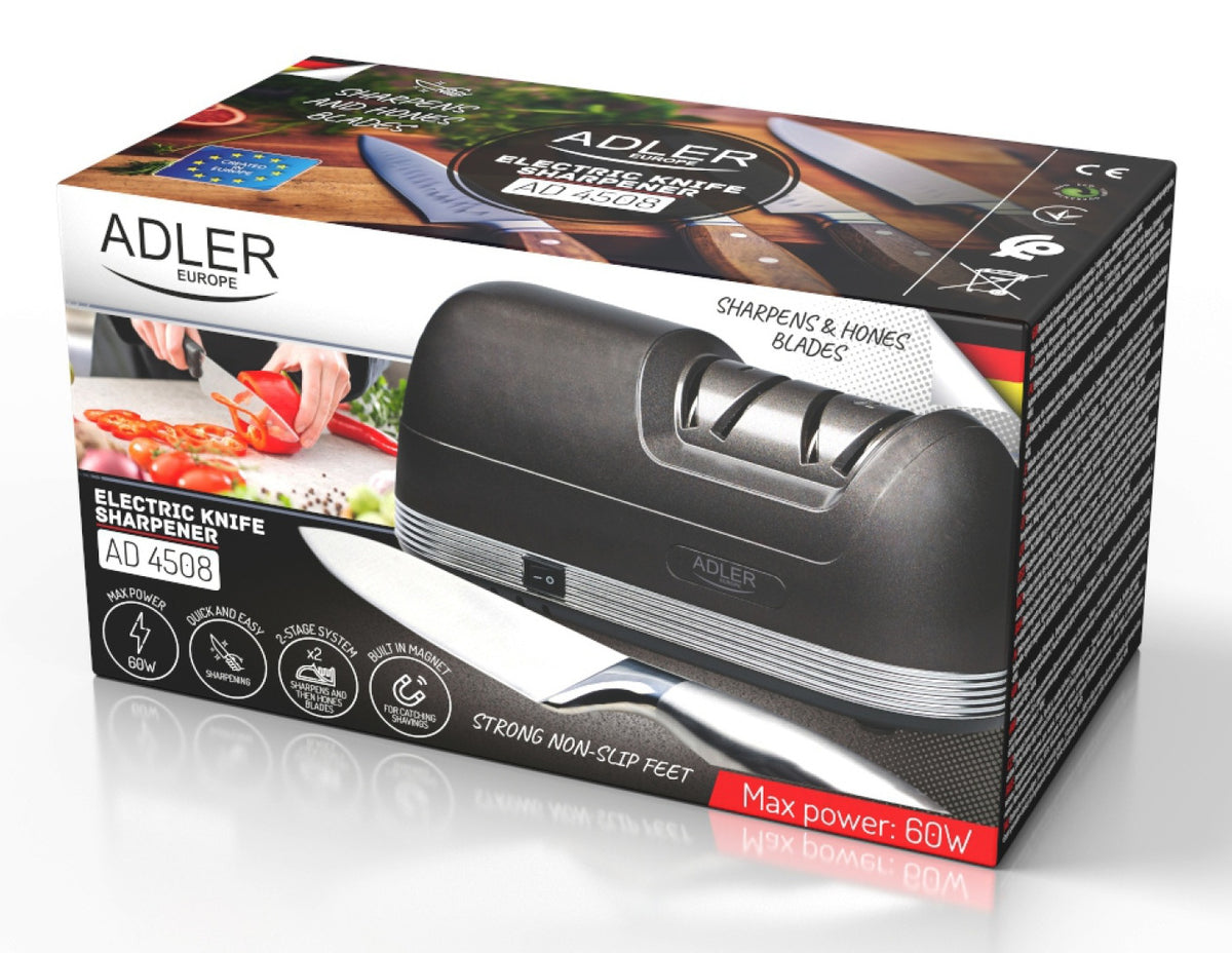 Ηλεκτρικός Τροχιστής Μαχαιριών Adler CR 4508 Μαύρος