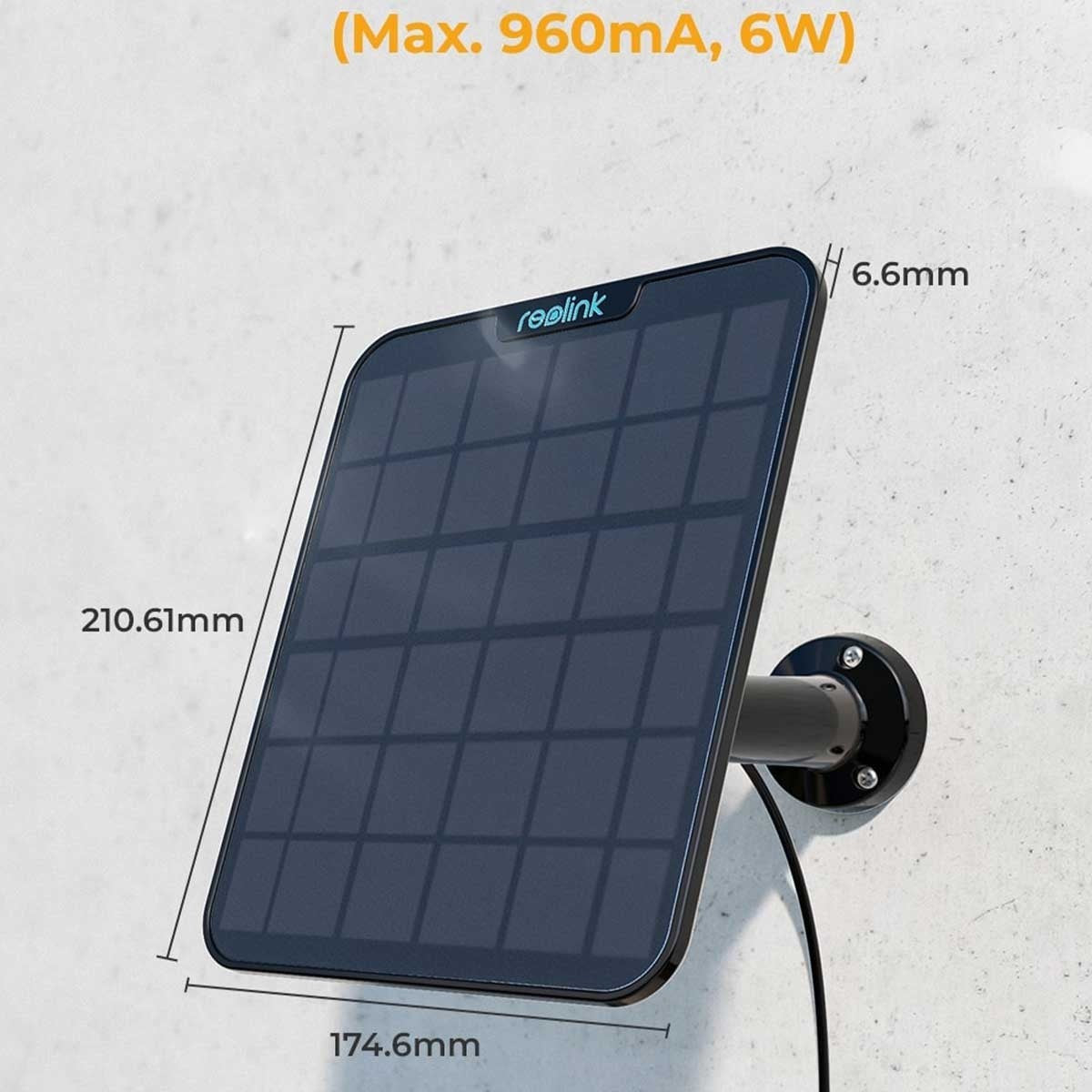 REOLINK SOLAR PANEL-BLACK 2 TYPE-C