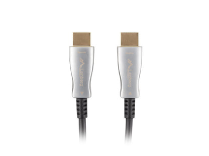 Οπτικό καλώδιο Lanberg CA-HDMI-20FB-0400-BK HDMI αρσενικό σε αρσενικό 40 μέτρα v2.0 4K ενεργό οπτικό καλώδιο