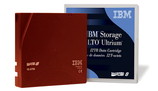 IBM LTO8 Medium 30 TB (dunkelrot)