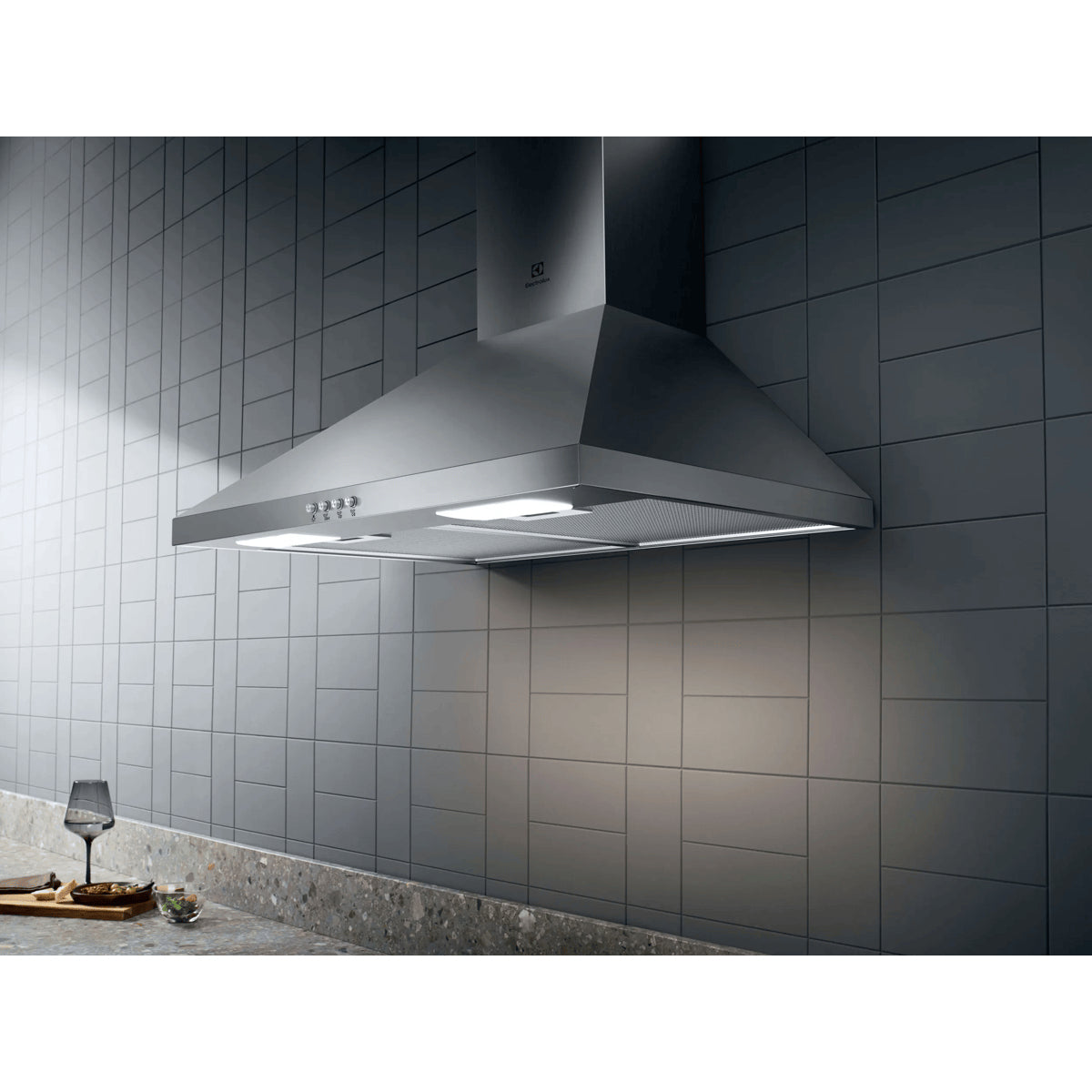 Εξαεριστήρας τοίχου Electrolux LFC316X από ανοξείδωτο ατσάλι, 420 m³/ώρα