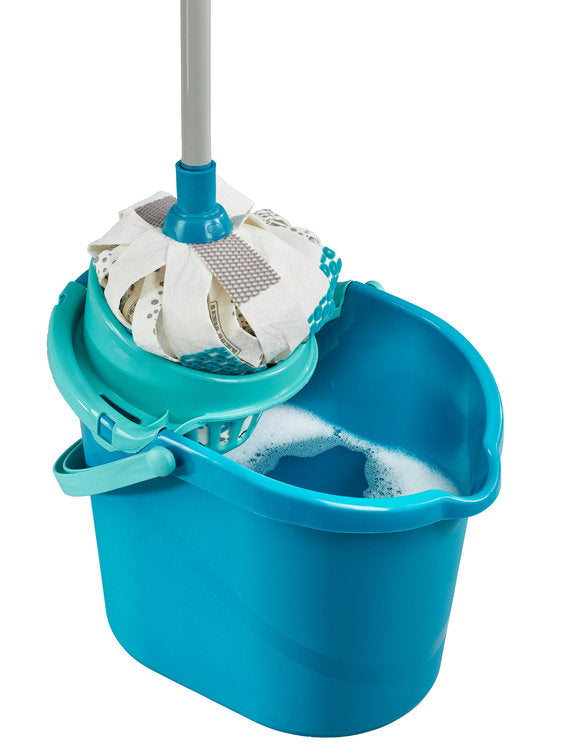 LEIFHEIT 52106 mop Cotton, Fiber Dry&wet Blue, White
