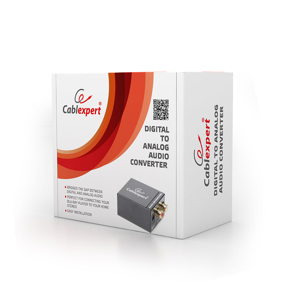 Gembird DSC-OPT-RCA-001 Audio Converter Black