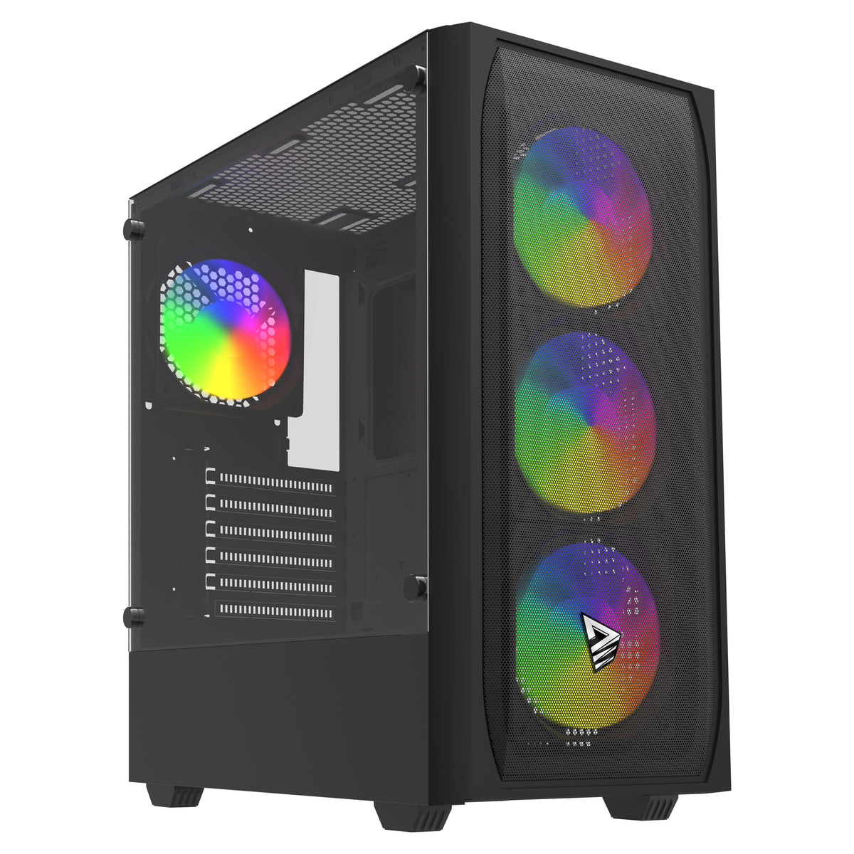 Savio Noctis Flow RGB Cube Black