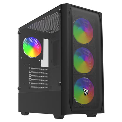 Savio Noctis Flow RGB Cube Black