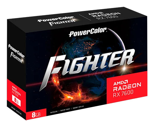 PowerColor Fighter RX7600 8G-F graphics card