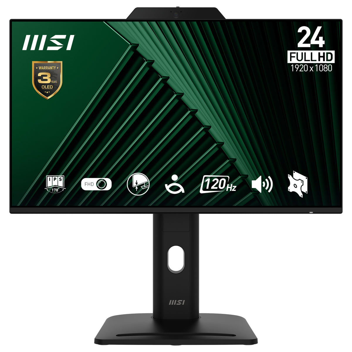 MSI PRO MP242PMGDE 60cm (24") IPS FHD 1ms 120Hz Pivot Monitor