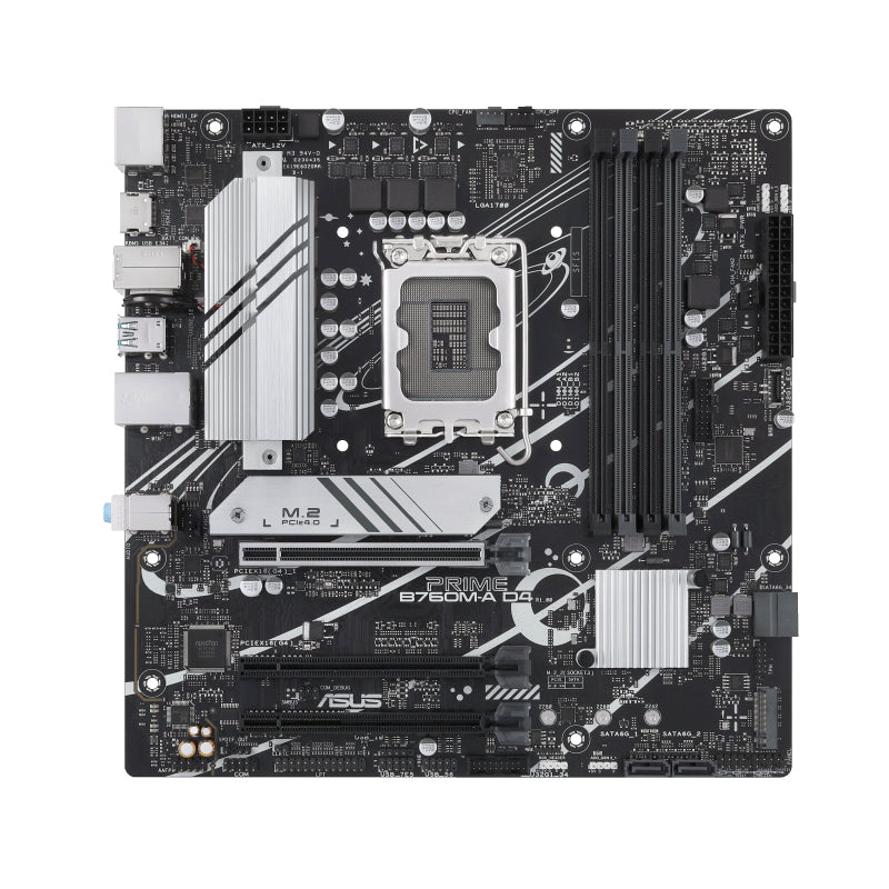 ASUS PRIME B760M-A D4-CSM Intel B760 LGA 1700 micro ATX Motherboard