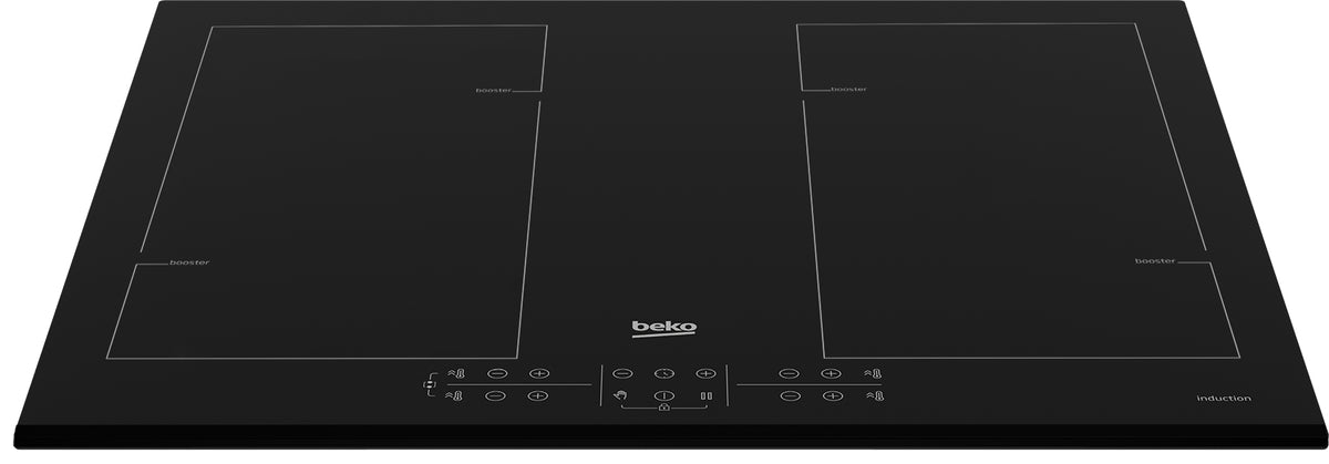 Beko HII64206F2MT Black Built-in 58 cm Zone induction hob 4 zone(s)
