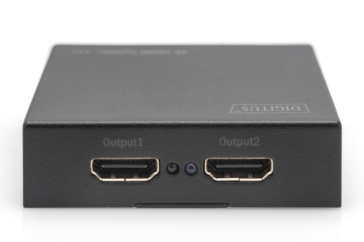 DIGITUS Splitter HDMI 1x2 4K bis zu 2Monitore    schwarz