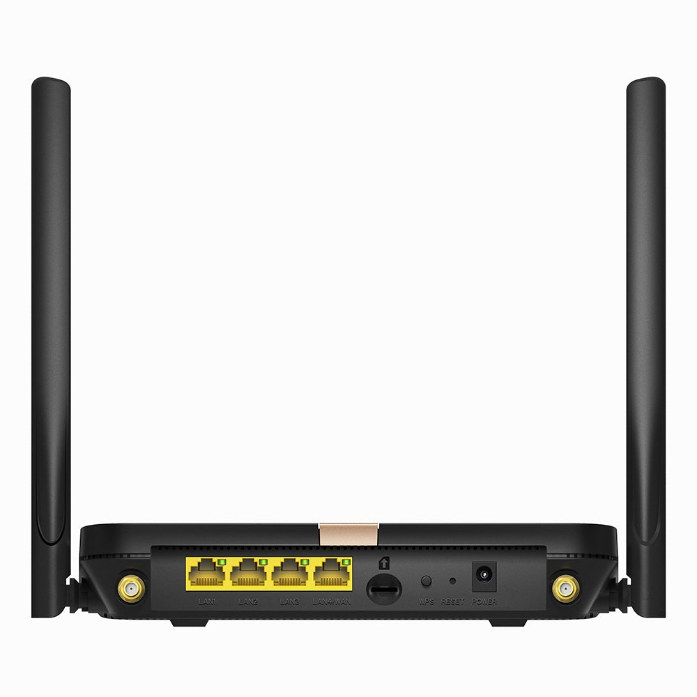 Cudy LT500D ασύρματος δρομολογητής Fast Ethernet Dual-band (2,4 GHz / 5 GHz) 4G μαύρος