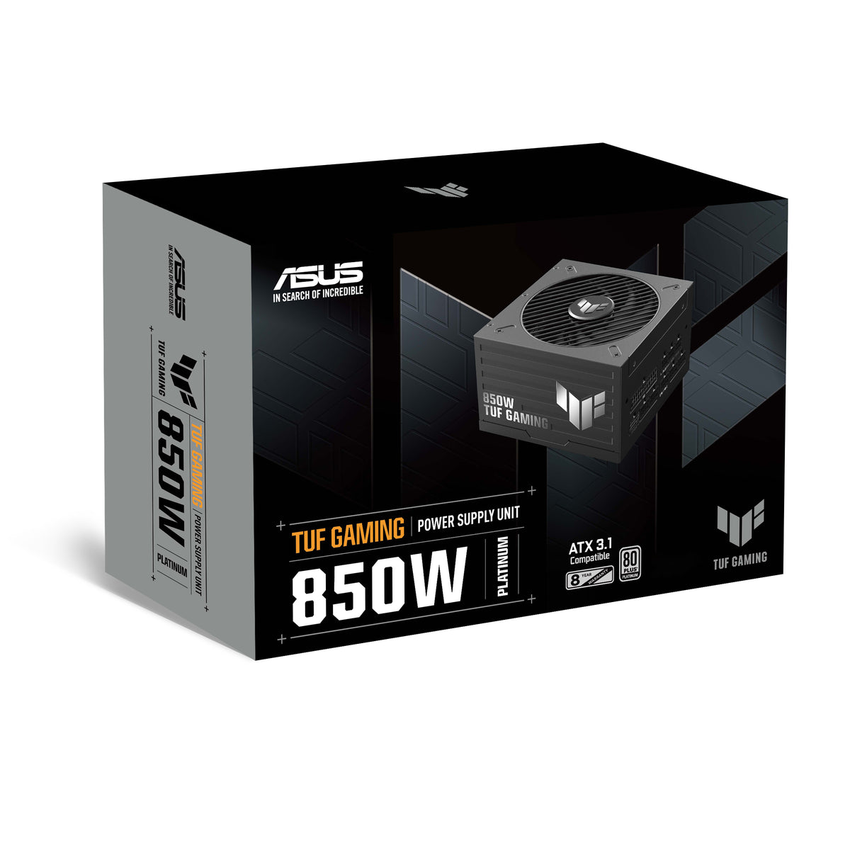ASUS TUF Gaming 850W Platinum Power Supply Unit 20+4 pin ATX Black