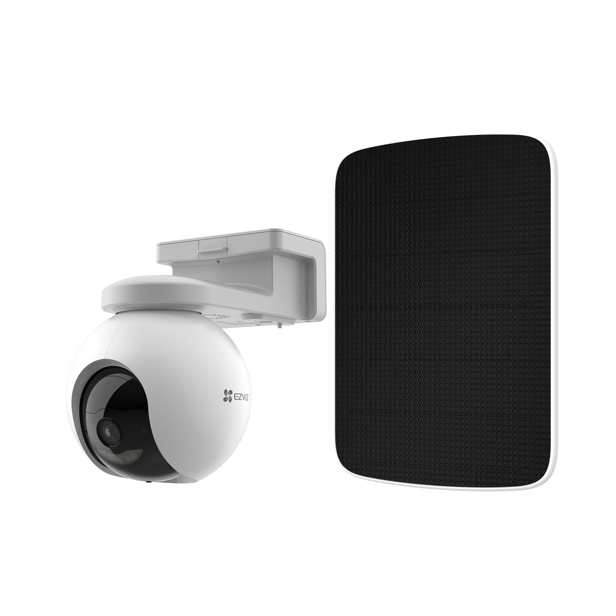 EZVIZ HB8 Σφαιρική IP Κάμερα Ασφαλείας Εξωτερικού Χώρου 2560 x 1440 pixels Τοποθέτηση σε Τοίχο με Ηλιακό Πάνελ