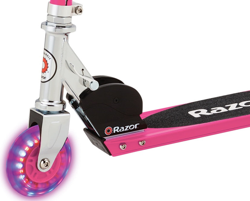 Razor S Spark Sport Classic Kids Scooter, Black and Pink
