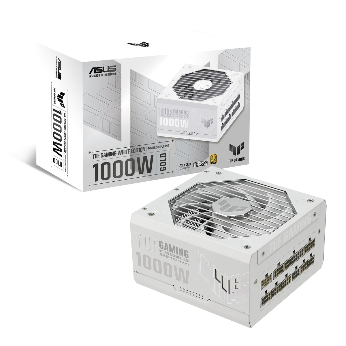 ASUS TUF Gaming 1000W Gold White Edition Power Supply Unit 20+4-pin ATX
