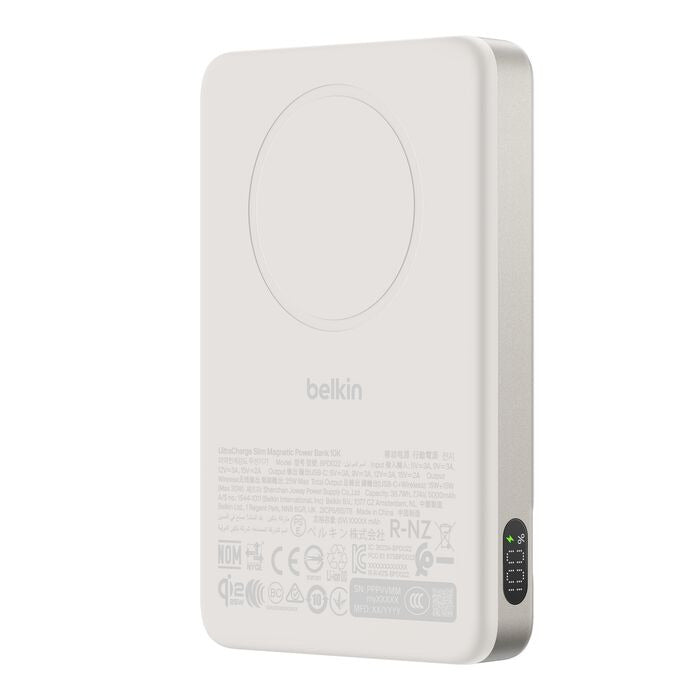 Belkin UltraCharge BPD022hqSA Pro Slim Magn Power Bank 10,000mAh 25W