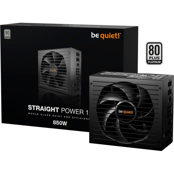 Be quiet Straight Power 12 Platinum 850W ATX 3.1 (schwarz, 1x 12-Pin High Power GPU, 4x PCIe, Kabel-Management, 850 Watt)