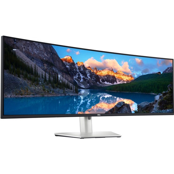 Dell UltraSharp U4924DW (124.5 cm (49 Zoll), silber/schwarz, 5K Dual QHD, IPS, Curved, DisplayPort, HDMI)