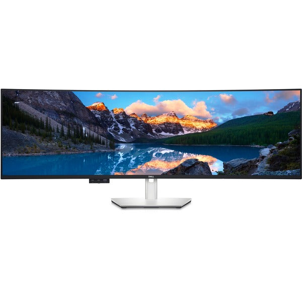 Dell UltraSharp U4924DW (124.5 cm (49 Zoll), silber/schwarz, 5K Dual QHD, IPS, Curved, DisplayPort, HDMI)