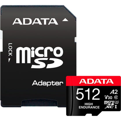 ADATA High Endurance 512GB microSDXC UHS-I U3 Class 10 V30 A2