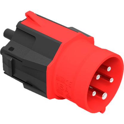 NRGkick Plug Adapter 16A - 5-Pole, Max. 11kW (Black/Red, for NRGkick Charging Unit)