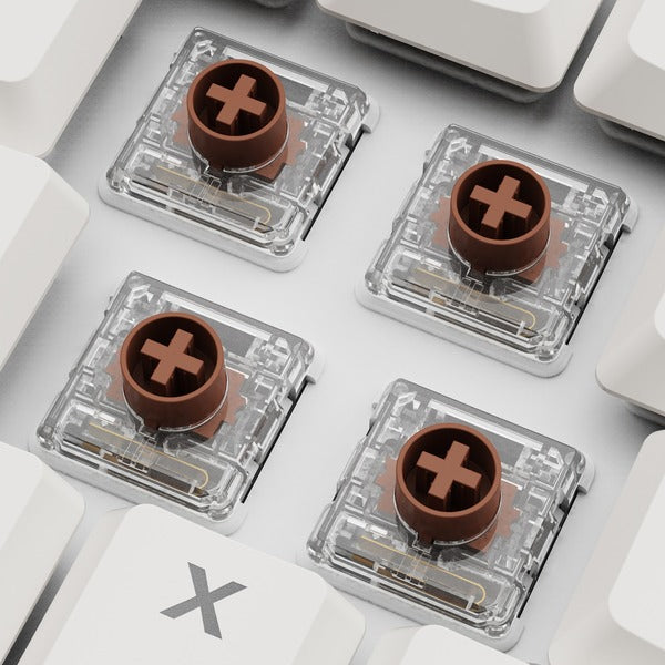 Sharkoon PureWriter W65 (weiß, DE-Layout, Kailh Choc V2 Low Profile Red)