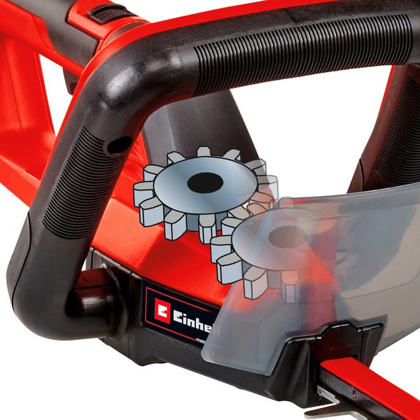 Einhell Power X-Change Akku-Heckenschere GC-CH 18/50 Li-Solo, 18Volt (rot/schwarz, ohne Akku und Ladegerät)
