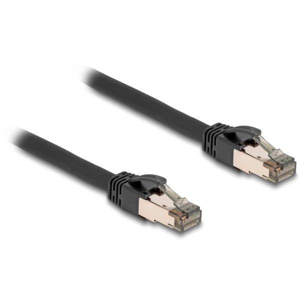 DeLOCK RJ-45 Cat.6a U/FTP Δικτυακό Καλώδιο Υπερβολικά Ευέλικτο (Μαύρο, 5 Μέτρα, Εσωτερική Ανοξείδωτη Σκηνή)