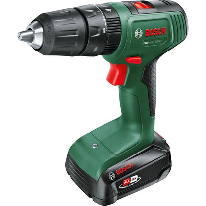 Bosch Powertools Akku-Schlagbohrschrauber EasyImpact 18V-40 + SystemBox (grün/schwarz, 2x Li-Ionen Akku 1,5Ah, POWER FOR ALL ALLIANCE)