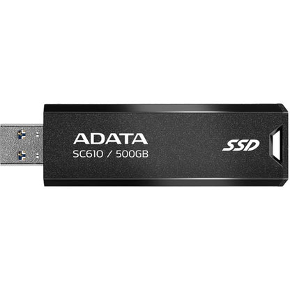 ADATA SC610 500 GB, Externe SSD (schwarz, USB-A 3.2 Gen 2)