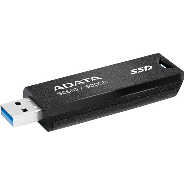ADATA SC610 500 GB, Externe SSD (schwarz, USB-A 3.2 Gen 2)