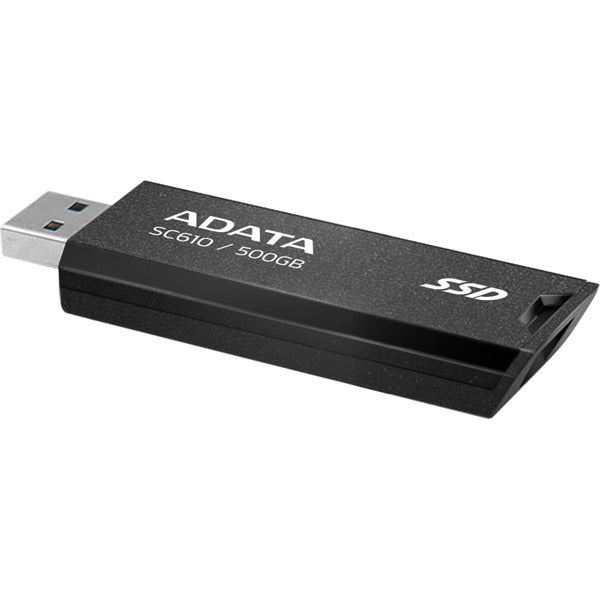 ADATA SC610 500 GB, Externe SSD (schwarz, USB-A 3.2 Gen 2)