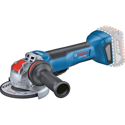 Bosch Powertools X-LOCK Akku-Winkelschleifer GWX 18V-10 P Professional solo, 18Volt (blau/schwarz, ohne Akku und Ladegerät, in L-BOXX)