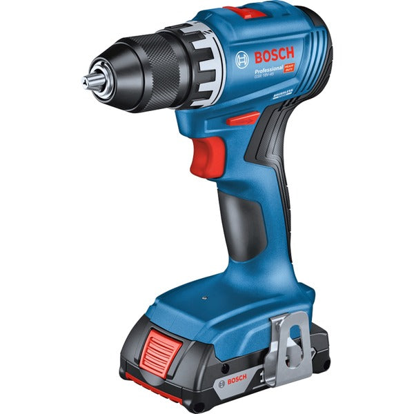 Bosch Powertools Kombi-Set Akku-Bohrschrauber GSR 18V-45 + Akku-Bohrhammer GBH 18V-22 (blau, 2x Li-Ionen Akku 4,0Ah, Werkzeugtasche)