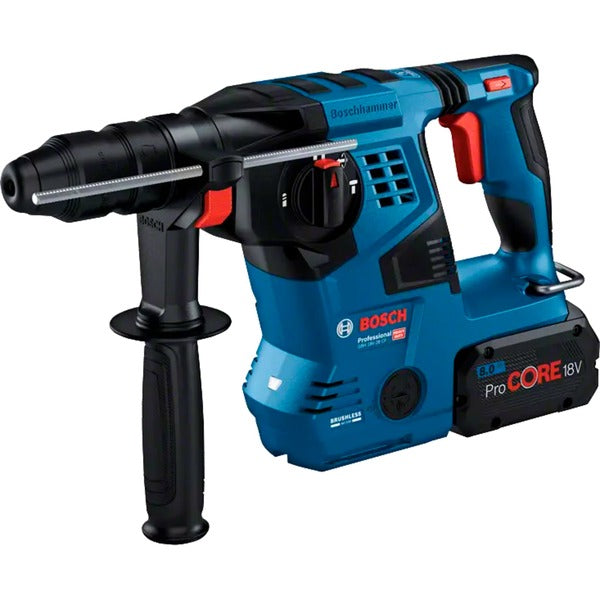 Bosch Powertools Akku-Bohrhammer GBH 18V-28 CF Professional, 18Volt (blau/schwarz, 2x Akku ProCORE18V 8,0Ah, Bluetooth, in L-BOXX)