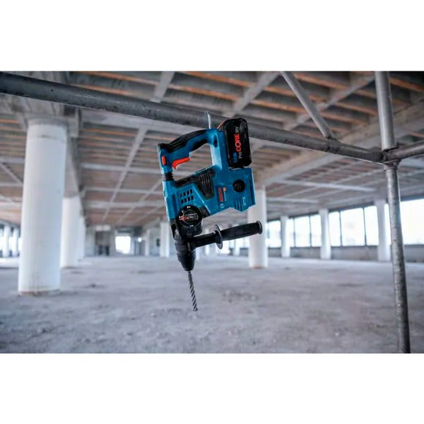 Bosch Powertools Akku-Bohrhammer GBH 18V-28 CF Professional, 18Volt (blau/schwarz, 2x Akku ProCORE18V 8,0Ah, Bluetooth, in L-BOXX)
