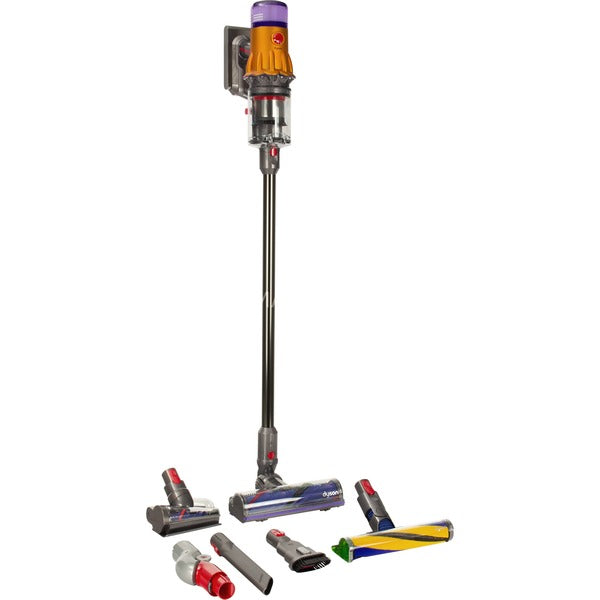 Dyson V12 Detect Slim Absolute (2023) Cordless Vacuum Cleaner, Gray/Yellow