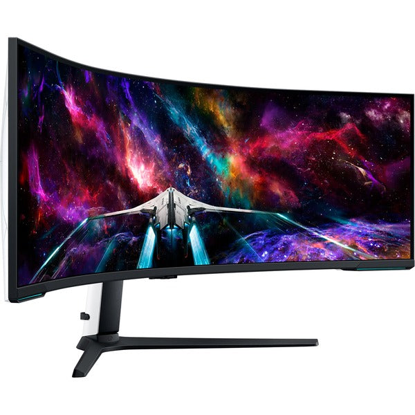 Samsung Odyssey Neo G95NC S57CG954NU (145 cm (57 Zoll), weiß/schwarz, UWUHD, VA, AMD Free-Sync, G-Sync kompatibel, 240Hz Panel)