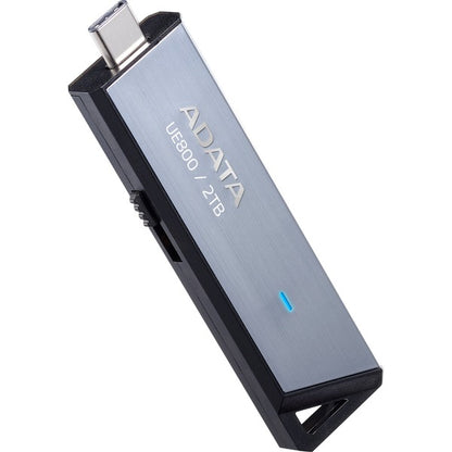 ADATA UE800 2 TB (aluminium (gebürstet), USB-C 3.2 (10 Gbit/s))