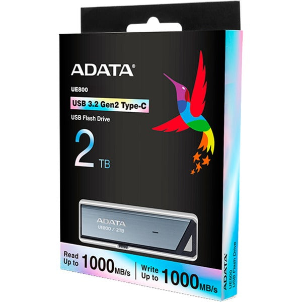 ADATA UE800 2 TB (aluminium (gebürstet), USB-C 3.2 (10 Gbit/s))