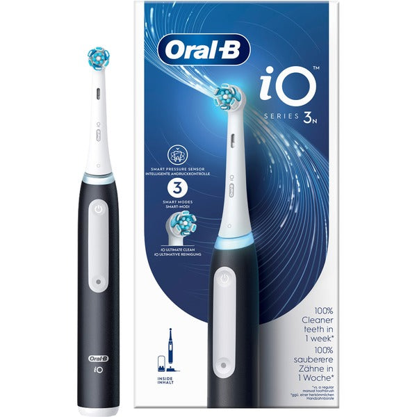Oral-B Oral-B iO Series 3, Elektrische Zahnbürste (schwarz, Matt Black)