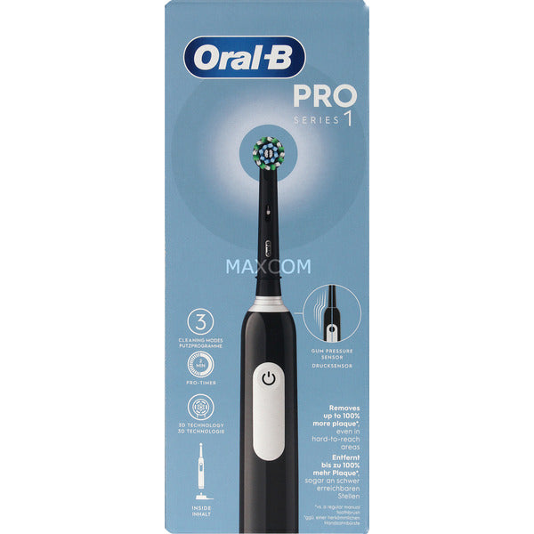 Oral-B Oral-B Pro 1 Cross Action , Elektrische Zahnbürste (schwarz)
