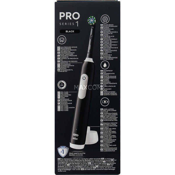 Oral-B Oral-B Pro 1 Cross Action , Elektrische Zahnbürste (schwarz)