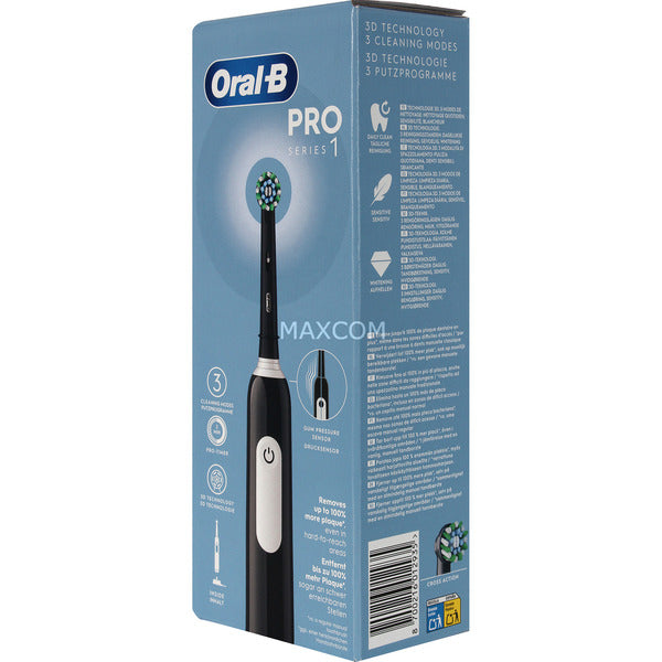 Oral-B Oral-B Pro 1 Cross Action , Elektrische Zahnbürste (schwarz)