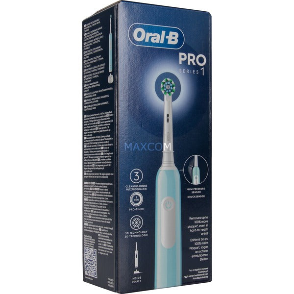 Oral-B Oral-B Pro 1 Cross Action , Elektrische Zahnbürste (blau)