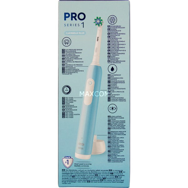 Oral-B Oral-B Pro 1 Cross Action , Elektrische Zahnbürste (blau)