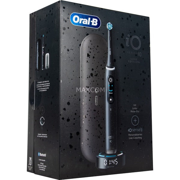 Oral-B Oral-B iO Series 10 Black Onyx Luxe Edition, Elektrische Zahnbürste (schwarz)